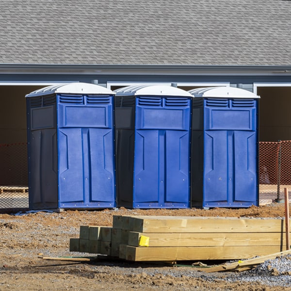 do you offer hand sanitizer dispensers inside the porta potties in Meadow Glade WA